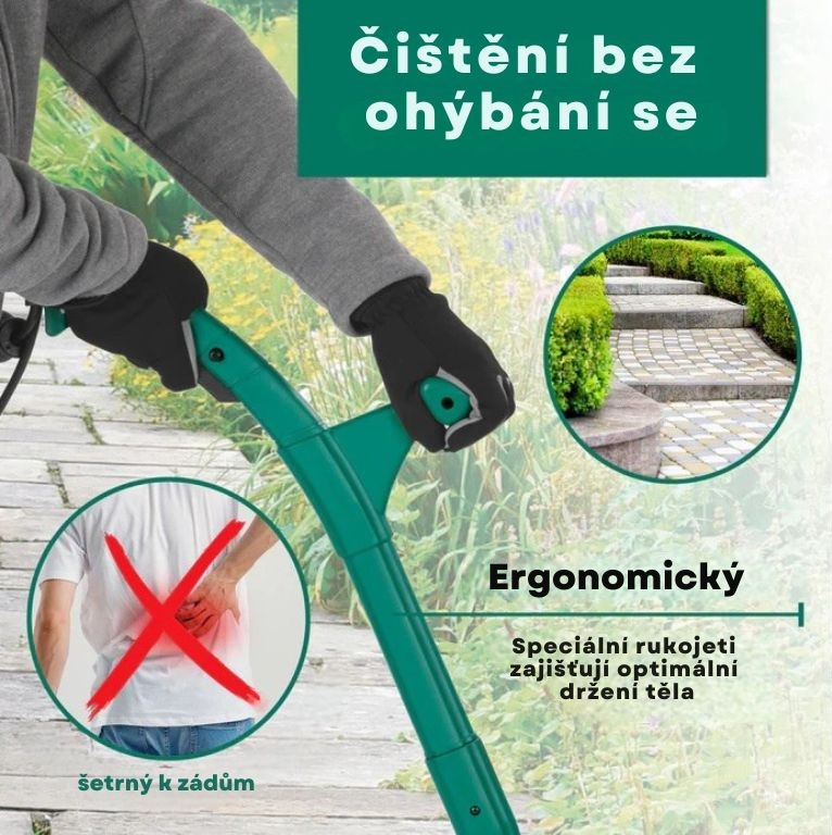 EasyMaxx elektrický kotoučový odstraňovač kořenového plevele 02978 (5)